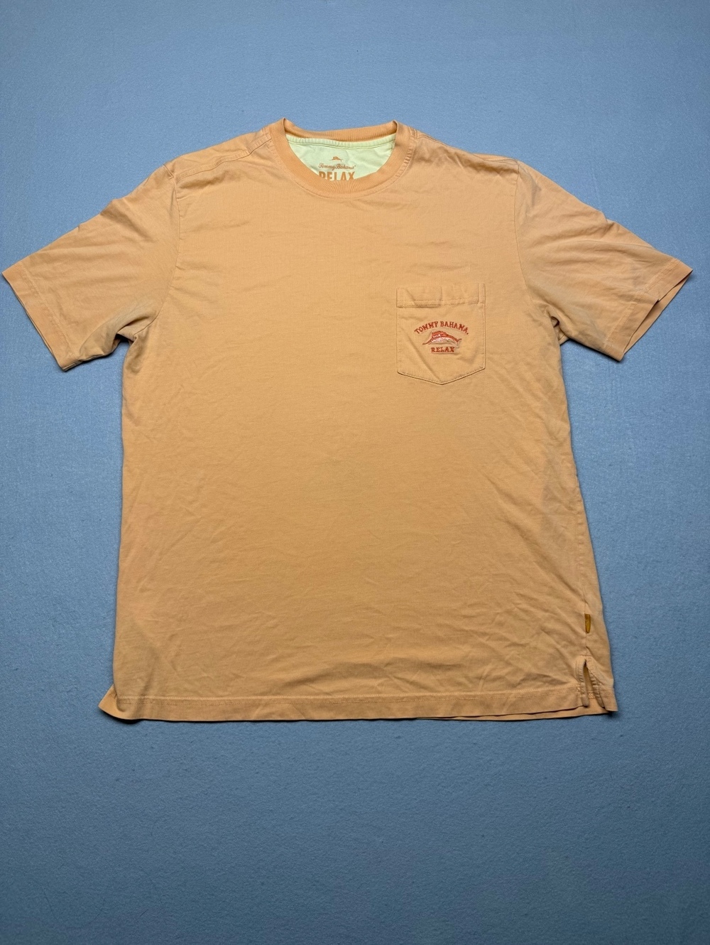 Tommy Bahama Relax T-Shirt Men M Orange Cotton